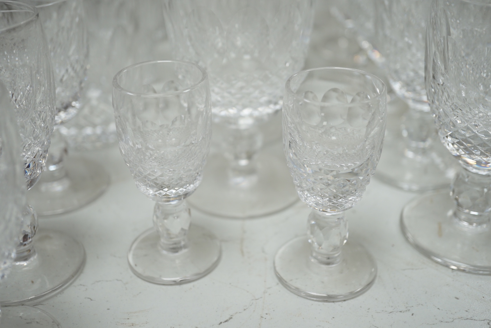 A quantity of Coleen Waterford crystal
